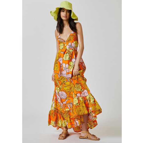 Plenty by Tracy Reese | 100% Cotton Flower Power Maxi Dress | NWT - Picture 3 of 11